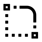 Radius Setting SVG Icon
